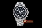 Replica Breitling Superocean Abyss 44 SS/SS Blk/Wht VK Quartz