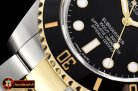 Rolex Submariner 116613LN 904L YG/SS Black GMF SP A3135