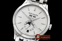 Patek Philippe Complication GMT Moonphase 5396G SS/SS White MY9015