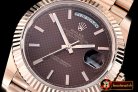 RDD0195D - DayDate 228206 RG/RG Brown Stick BP Swiss 2836