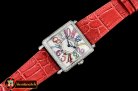 Franck Muller Master Sq 6002 Midsize SS/LE Red Crazy GF - Swiss Qtz