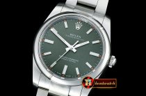 Rolex Oyster Pert. 34mm 114200 SS/SS Green ANF A2836