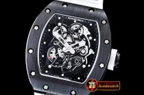 Replica Richard Mille RM055 Black Bubba Watson Black Ceramic CER