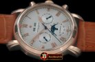 VC076 - Malte Perpetual Calender RG/LE White Asian 2813
