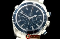 OMG0374A - Planet Ocean 45.5 Chrono SS/SS Blue 7753
