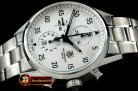 TAG0280B - Carrera 1887 Vintage Chrono SS/SS White A-7750