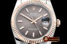Rolex DateJust 36mm Jub Flt 904L RG/SS Grey/Stk GMF A2836