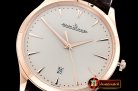 Jaeger Le Coultre Master Ultra Thin Date RG/LE Rose ZF 1:1 MY9015 Mod