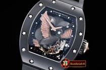 Richard Mille RM023 Cer Bez PVD/RU Eagle Black RG MY8125 Mod