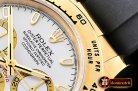 Rolex Daytona 116508 YG/RU Wht/Stk OMF A4130 Mod