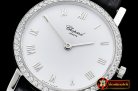 Chopard Classique Femme Ladies Diams SS/LE Wht/Rmn MGF Swiss Qtz