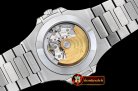 Patek Philippe Nautilus GMT MoonPhase SS/SS Grey Asia 23J Calend