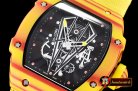 Richard Mille RM027-03 Rafael Nadal Red/Yellw FC/VRU Blk Miyota Mod
