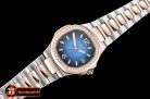 Patek Philippe Nautilus 7010 Ladies RG/SS Diams Blue - Swiss Qtz