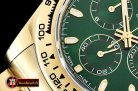 Rolex Daytona 116518 YG/YG Green/Stk ARF V2 A4130 Mod