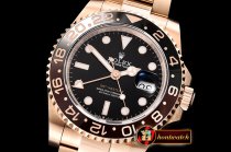 Rolex GMT Master II 126715CHNR RG/RG Blk BP Asia 3186 CHS
