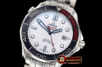 Omega Seamaster Commander 007 SS/SS White MKF 1:1 A2824 Mod