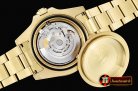 Rolex GMT II Blue/Wht Rubies YG/YG Blk BP A3186 Mod