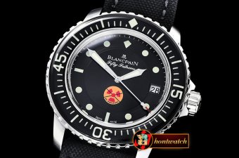 Blancpain Fifty Fathoms No Radiation SS/NY Blk ZF A2836
