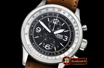 Oris Swiss Hunter Team SS/LE Black Jap Qtz Chrono