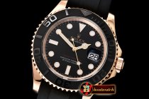 Rolex YachtMaster 116655 40mm RG/RU Black ARF 1:1 Asia 2836