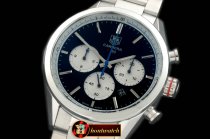 TAG0260B - Carrera CH 80Anni Chrono SS/SS Black/Blue Jap OS20