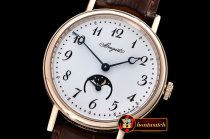 Breguet Classique MoonPhase RG/LE White MY9015 Mod