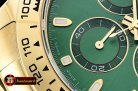 Replica Rolex Daytona 18K YG Wrp YG/YG Grn Stk BP A7750 Mod4130
