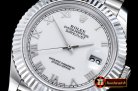 Rolex Datejust II DJ2 41mm Jub Flt SS/SS Pearl Wht Roman BP A323