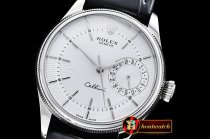 Rolex Cellini Date 39mm SS/LE White VFF Asia 3165 Mod