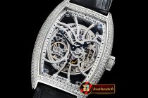 FM138B - Casablanca Skeleton Diams Round SS/LE Asia 21J Mod