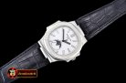 Replica Patek Philippe Nautilus MoonPhase SS/LE White MY9015
