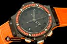 HUB0323C - Big Bang Pearl/ Sq Orange Ruby All Black A-7750