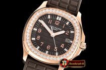 Patek Philippe Aquanaut Ref.5068R 35mm RG/RU Brown PPF Swiss Qtz