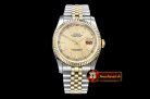 Rolex Datejust Man DJ 36mm Jub Flt YG/SS Gold Sticks BP A3135 Mo