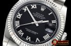 Rolex Datejust DJ 36mm Jub Flt 904L SS/SS Black Roman ARF A3135 Mod