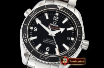 Omega Planet Ocean 42mm Cer SS/SS Black/Stnl MKF A2836 Mod