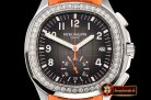 Patek Philippe Aquanaut Chrono 5968A Diams SS/RU (Org) Blk YLF A7750