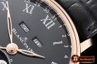 Blancpain Villeret Complications RG/LE Blk/Rmn OMF Miyota 9015