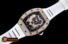 Richard Mille RM051-01 Tiger Diams RG/RU (Wht) KVF MY8215 Mod