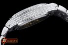 VACH. CONSTANTINE Overseas Ref.47074 Diams SS/SS Grey MY8215 Mod