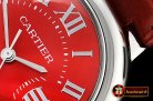 Cartier Balon Bleu Midsize 33mm SS/LE Red MY9015 Mod