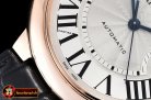 Cartier Balon Bleu Mens 42mm Wrapped RG/LE2 White BP Swiss 2824