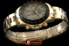 Replica Rolex Daytona 116528 YG/YG MOP White Diam A-7750 Sec@6