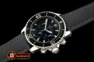 BLP018B - 50 Fathoms Chronograph SS/NY Black Asia 7750