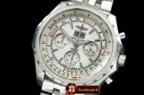 Replica Breitling Bentley 6.75 Big Date SS/SS White A-7750