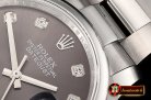 Rolex DateJust 36mm Oyst Dm 904L SS/SS D.Gry/Diam GMF SA3135