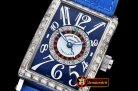 Franck Muller Long Island Vegas Edition Diam SS/LE Blue Asia 21J