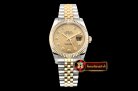 Rolex Datejust Man DJ 36mm Jub Flt 904L YG/SS Blk Diam ARF A3135 Mod