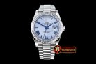 Replica Rolex DayDate 40mm SS/SS Glacier Rom Flut BP A2836 Mod32